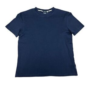 Hugo Boss Shirt Men Small Black Mercerize Cotton Short Sleeve T‎ Shirt Waffle